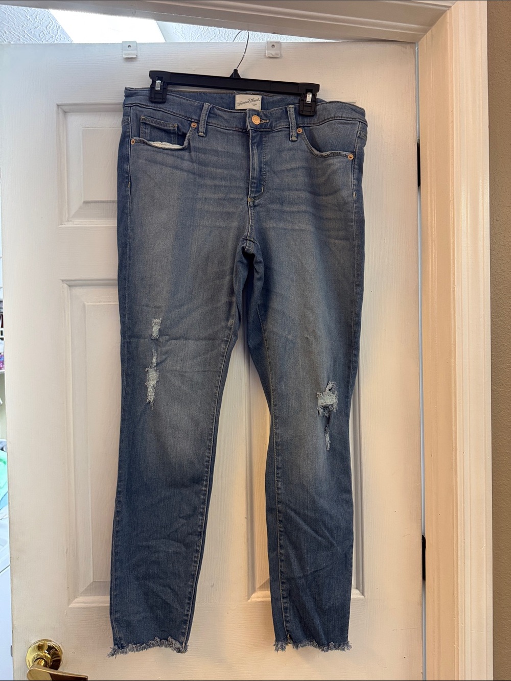 Universal Thread Women’s Skinny Distressed Blue Jeans
